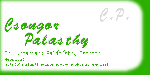 csongor palasthy business card